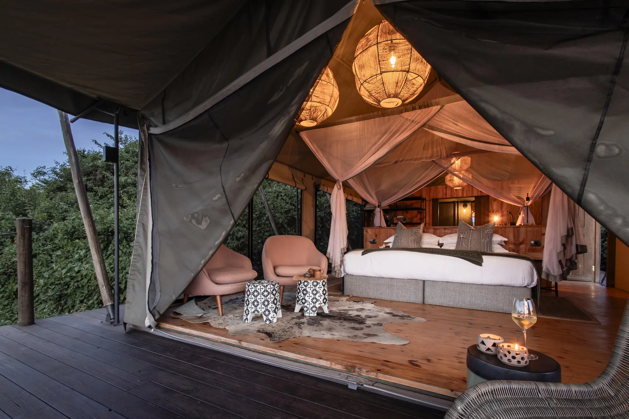 Lodge de lujo en Akagera National Park para un safari privado en Ruanda
