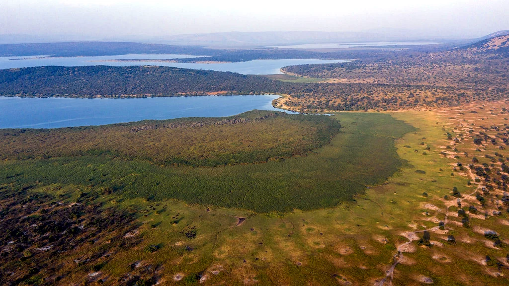 Lagos y humedales de Akagera en una ruta privada por Ruanda